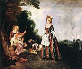 The Dance by Jean-Antoine Watteau